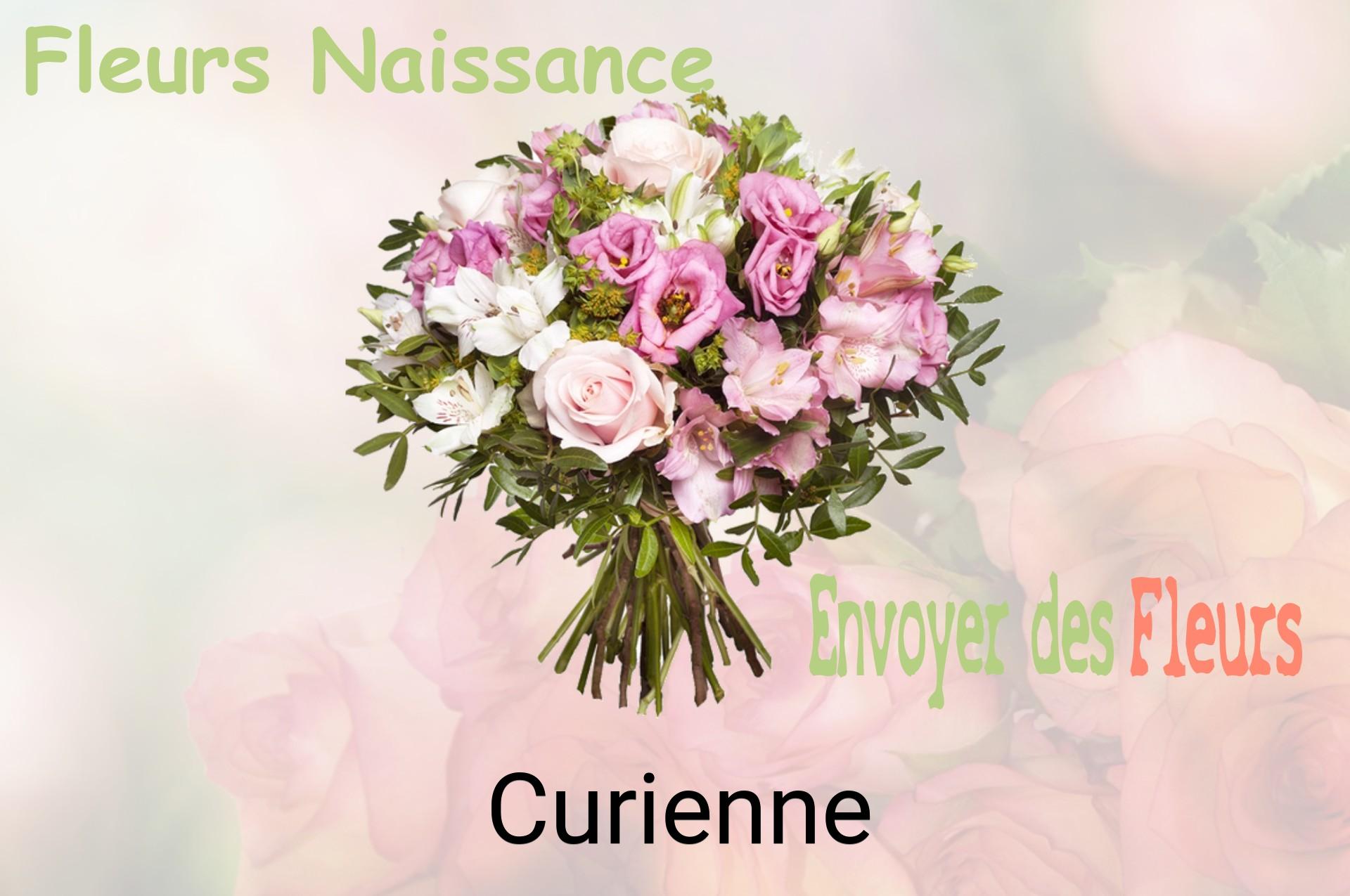 Bouquet de fleurs de naissance livré à Curienne